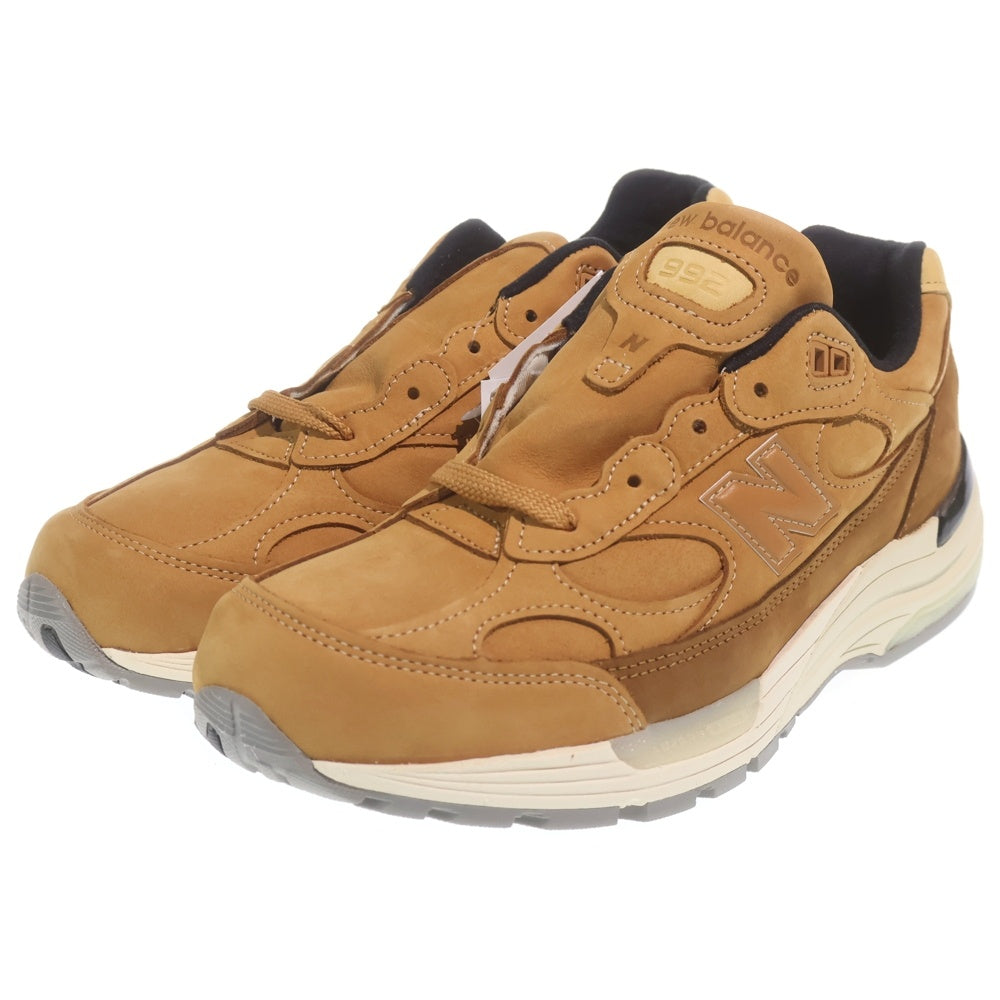 New Balance(ニューバランス) M992LX スウェード ローカットスニーカー ブラウン US9/27cm