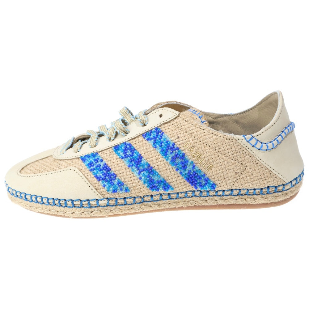adidas(アディダス) ×CLOT GAZELLE BY EC クロット ガゼル エディソン チャン ローカットスニーカー ベージュ/ブルー US9/27cm IH3641