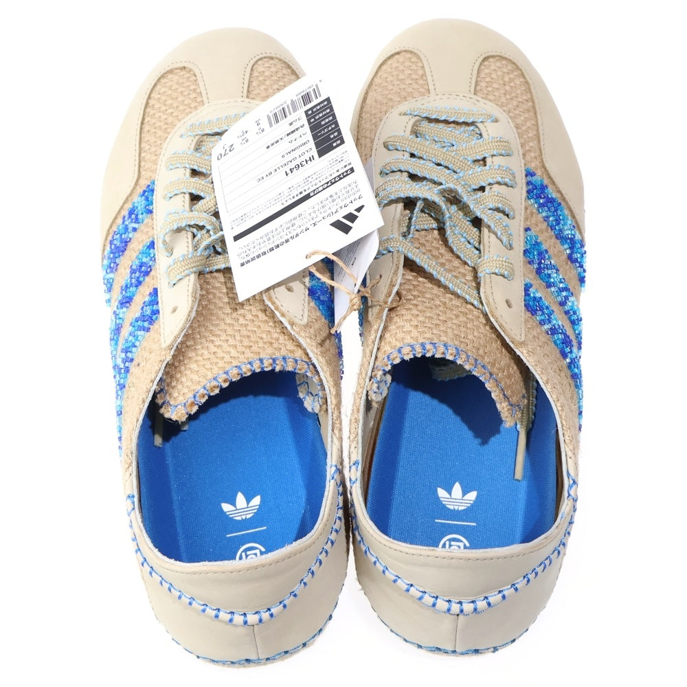 adidas(アディダス) ×CLOT GAZELLE BY EC クロット ガゼル エディソン チャン ローカットスニーカー ベージュ/ブルー US9/27cm IH3641