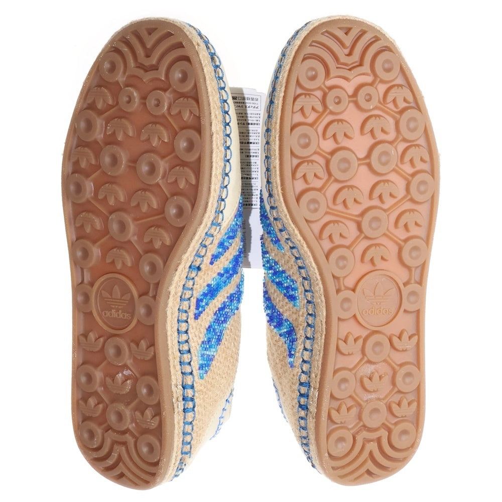 adidas(アディダス) ×CLOT GAZELLE BY EC クロット ガゼル エディソン チャン ローカットスニーカー ベージュ/ブルー US9/27cm IH3641