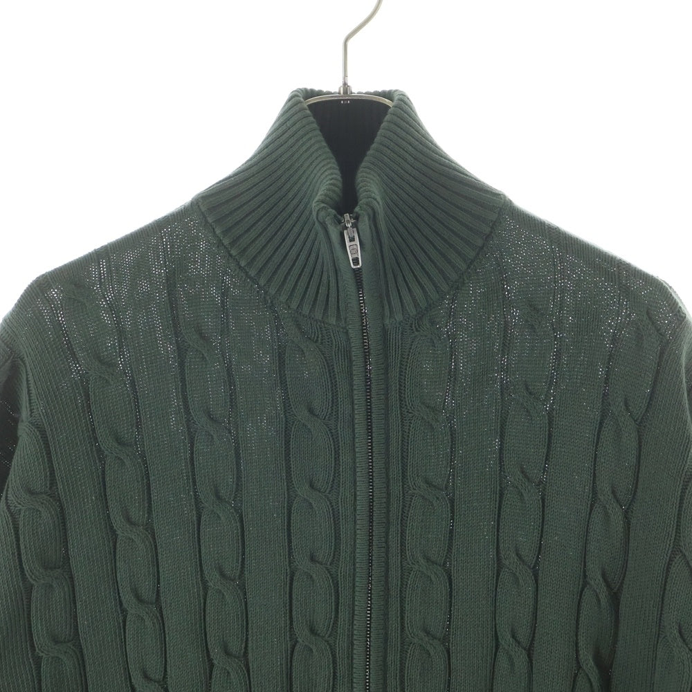 BALENCIAGA(バレンシアガ) HYBRID JACKET ドッキングデザイン バックロゴプリント コットンニット ダブルジップアップ ハイブリッドジャケット 856719 T3437