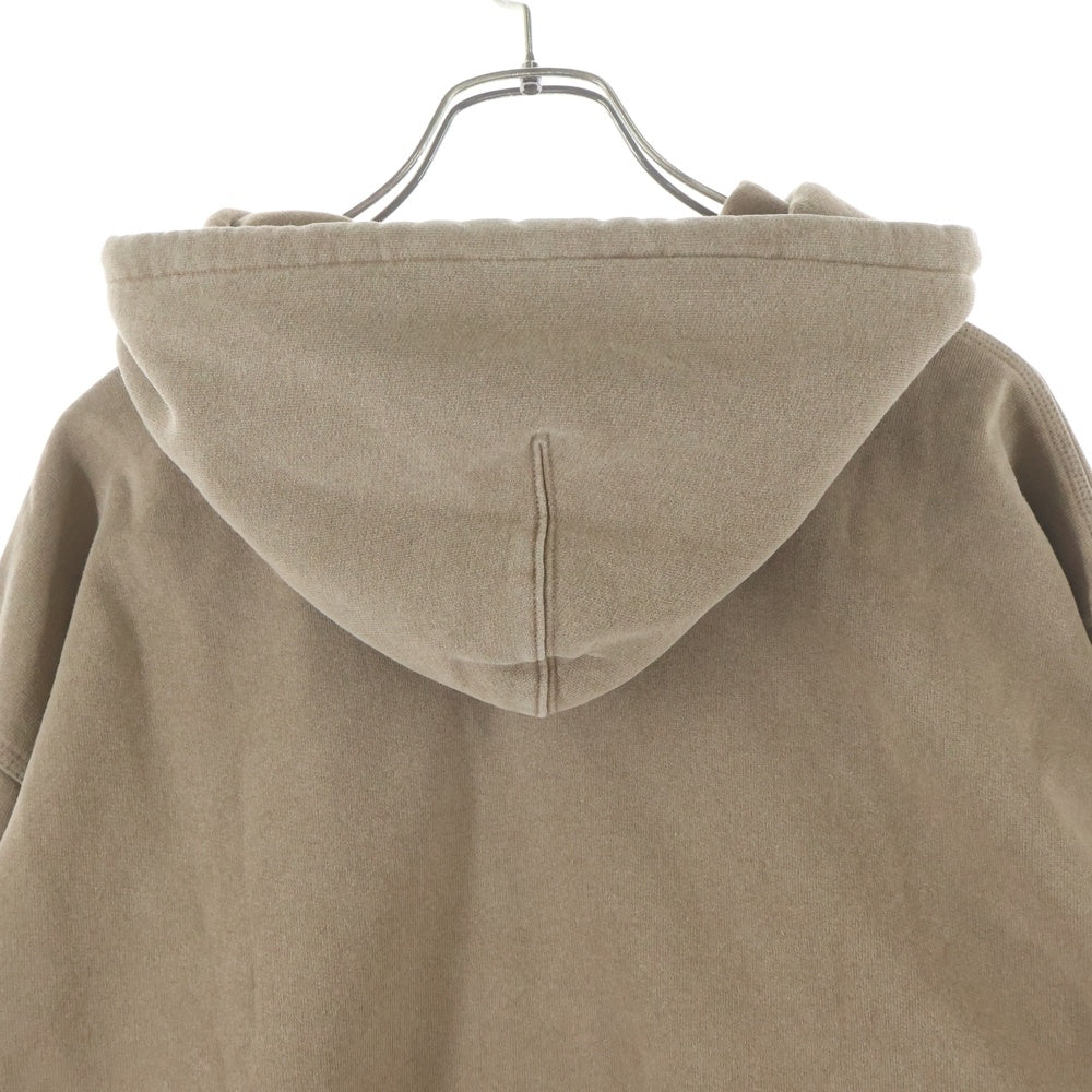 Palace Skateboards(パレススケートボーズ) 24AW TRIPLE STITCH ZIP HOOD ピグメントカラー トリプルスティッチ スウェット ジップアップパーカー ブラウン P27CS037
