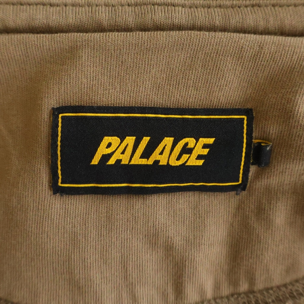 Palace Skateboards(パレススケートボーズ) 24AW TRIPLE STITCH ZIP HOOD ピグメントカラー トリプルスティッチ スウェット ジップアップパーカー ブラウン P27CS037