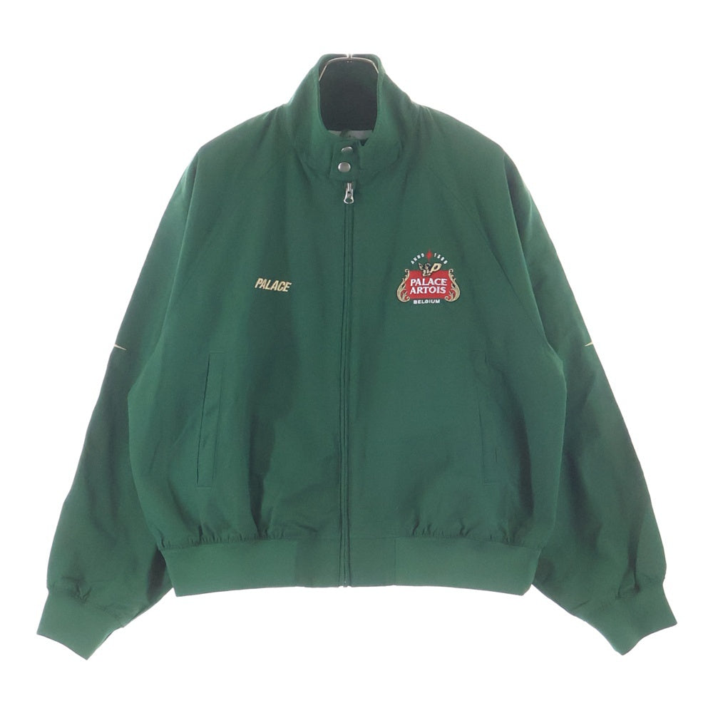 Palace Skateboards(パレススケートボーズ) 24SS ×STELLA ARTOIS MATCH JACKET ステラアルトワ ロゴ刺繍 コットンナイロン スイングトップ マッチジャケット グリーン