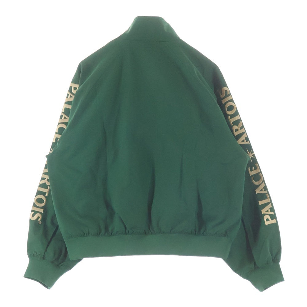 Palace Skateboards(パレススケートボーズ) 24SS ×STELLA ARTOIS MATCH JACKET ステラアルトワ ロゴ刺繍 コットンナイロン スイングトップ マッチジャケット グリーン