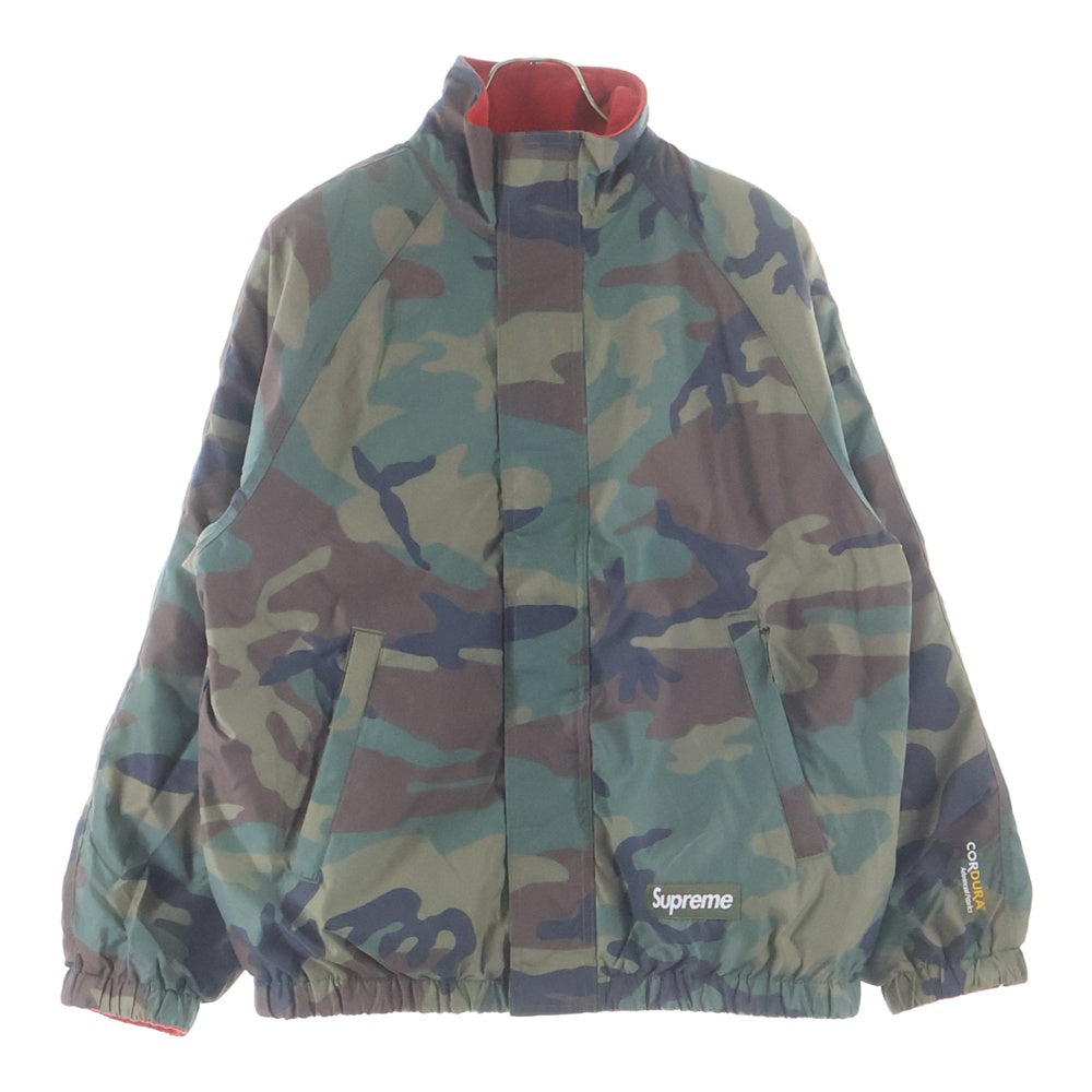 SUPREME(シュプリーム) 25AW Polartec Reversible Track Jacket ポーラテック リバーシブル ウッドランドカモ トラックジャケット カーキ