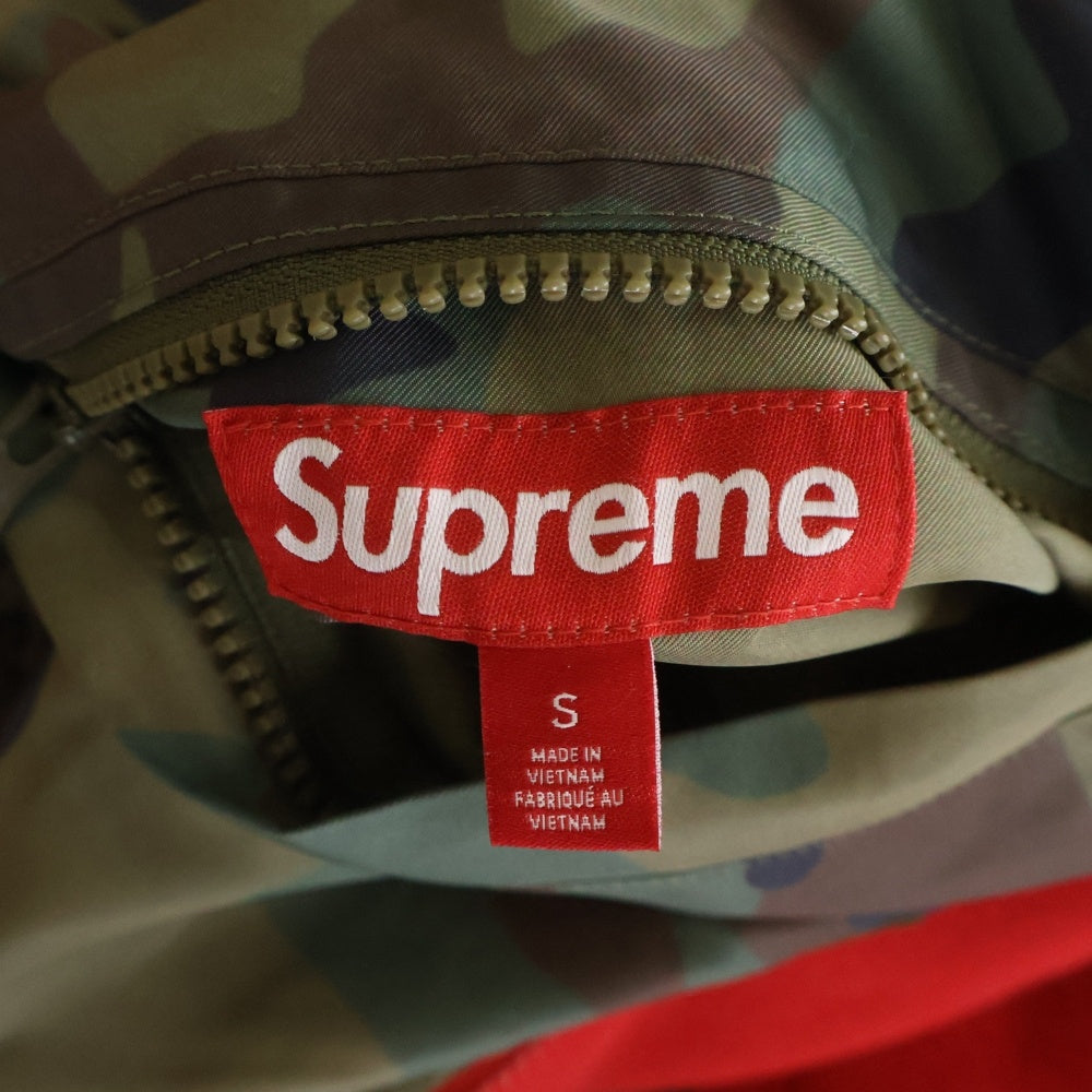 SUPREME(シュプリーム) 25AW Polartec Reversible Track Jacket ポーラテック リバーシブル ウッドランドカモ トラックジャケット カーキ
