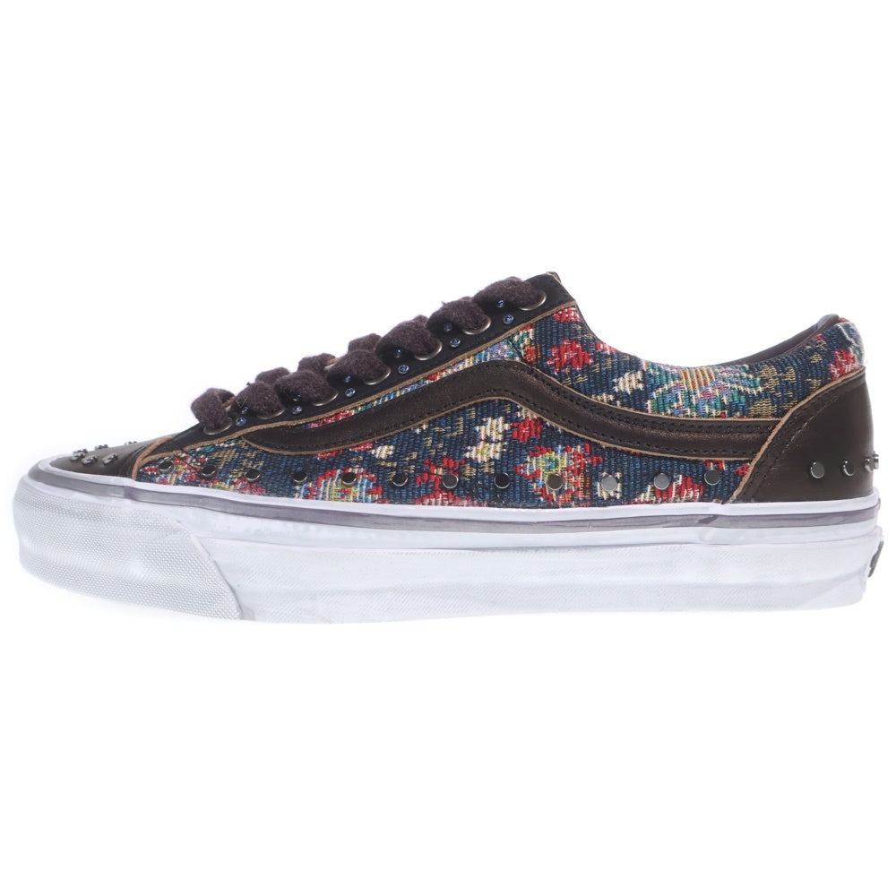 VANS(ヴァンズ) OTW OLD SKOOL 36 VIBRAM FLORAL オールドスクール スタッズデザイン ローカットスニーカー ビブラムソール 総柄 ブラウン US9/27cm VN000D2GBLA