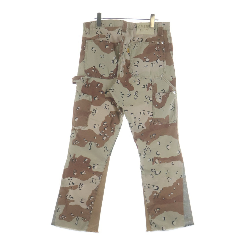 GALLERY DEPT.(ギャラリーデプト) CHOCOLATE CHIP LA FLARE チョコレートチップ カモ柄 フレアパンツ カーキ LA-5365-F