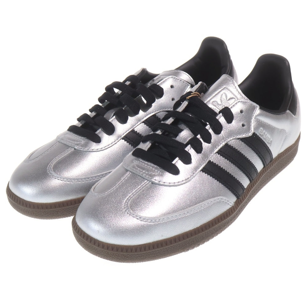 adidas(アディダス) SAMBA OG W ウィメンズ サンバ ローカットスニーカー シルバー US10.5/27.5cm JI4218 レディース