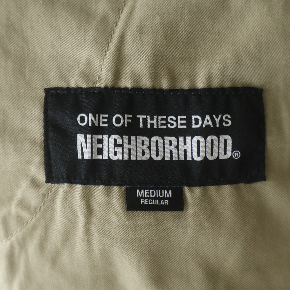 NEIGHBORHOOD(ネイバーフッド) 25AW ×ONE OF THESE DAYS SAVAGE CHINO PANTS ワン オブ ジーズ デイズ サベージ ペイント コットンチノパンツ ベージュ 252SPODN-PTM02