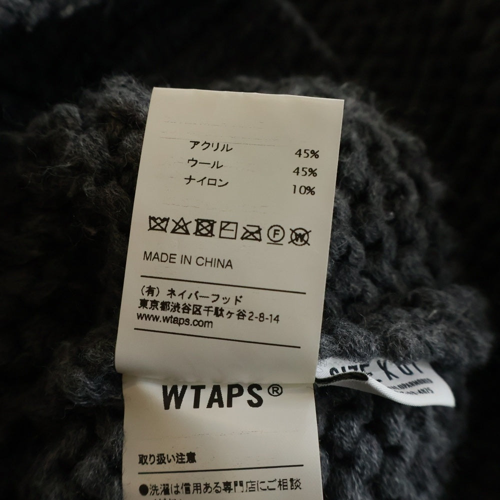 WTAPS(ダブルタップス) 21AW MEDIEVAL SWEATER WOAC メディカルセーター アクリルウールニット グレー 192MADT-KNM02