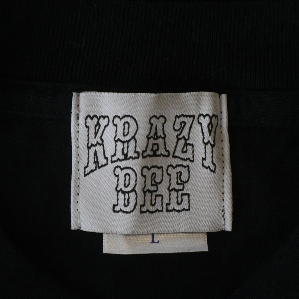 GAKKIN(ガッキン) ×KRAZY BEE KID PHOTO TEE クレイジービー 山本キッド フォトプリントTシャツ 半袖カットソー ブラック