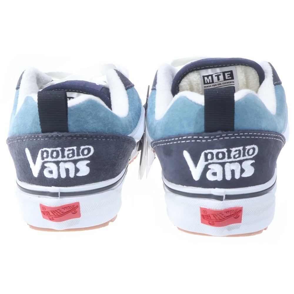 VANS(ヴァンズ) ×IMRAN PORATO OTW KNU SKOOL MTE-1 LX イムランポテト ニュースクール ローカットスニーカー グレー/ブルー US9/27cm VN000E3QBX9