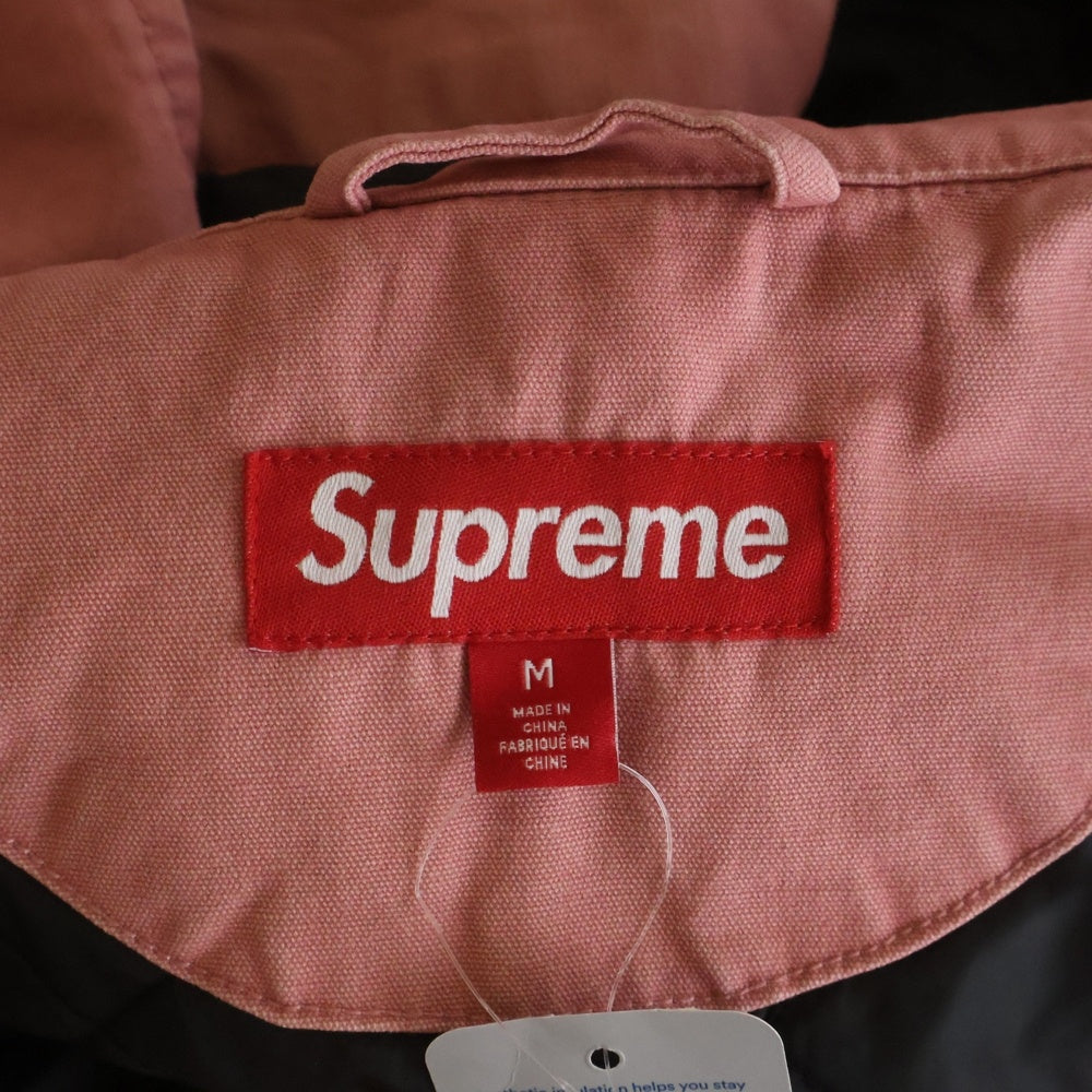 SUPREME(シュプリーム) 25AW Hooded Utility Jacket フーデッド ユーティリティ ジャケット パーカー ピンク