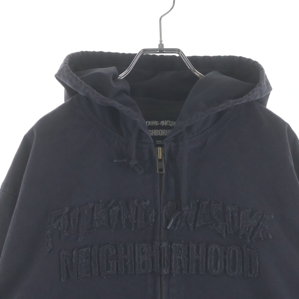 NEIGHBORHOOD(ネイバーフッド) 25SS ×Fucking Awesome Hooded Jacket ファッキンオーサム フーデッド ジャケット パーカー パープル 251TSFGN-JKM01S