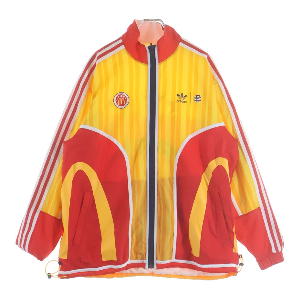 adidas(アディダス) ×Eric Emanuel×McDonald's エリックエマニュエル マクドナルド リバーシブル ナイロンジャケット マルチカラー H13536