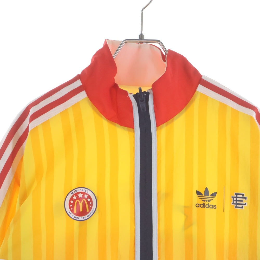 adidas(アディダス) ×Eric Emanuel×McDonald's エリックエマニュエル マクドナルド リバーシブル ナイロンジャケット マルチカラー H13536