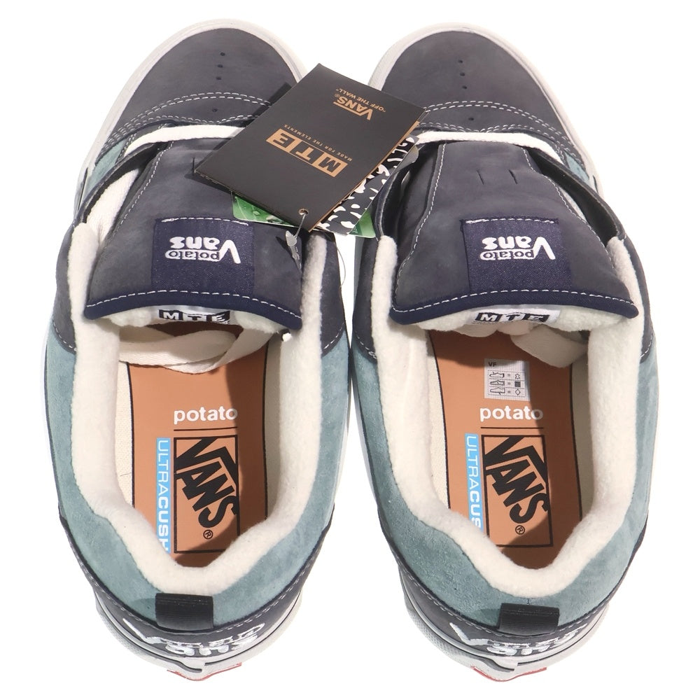 VANS(ヴァンズ) ×IMRAN PORATO OTW KNU SKOOL MTE-1 LX イムランポテト ニュースクール ローカットスニーカー グレー/ブルー US9/27cm VN000E3QBX9