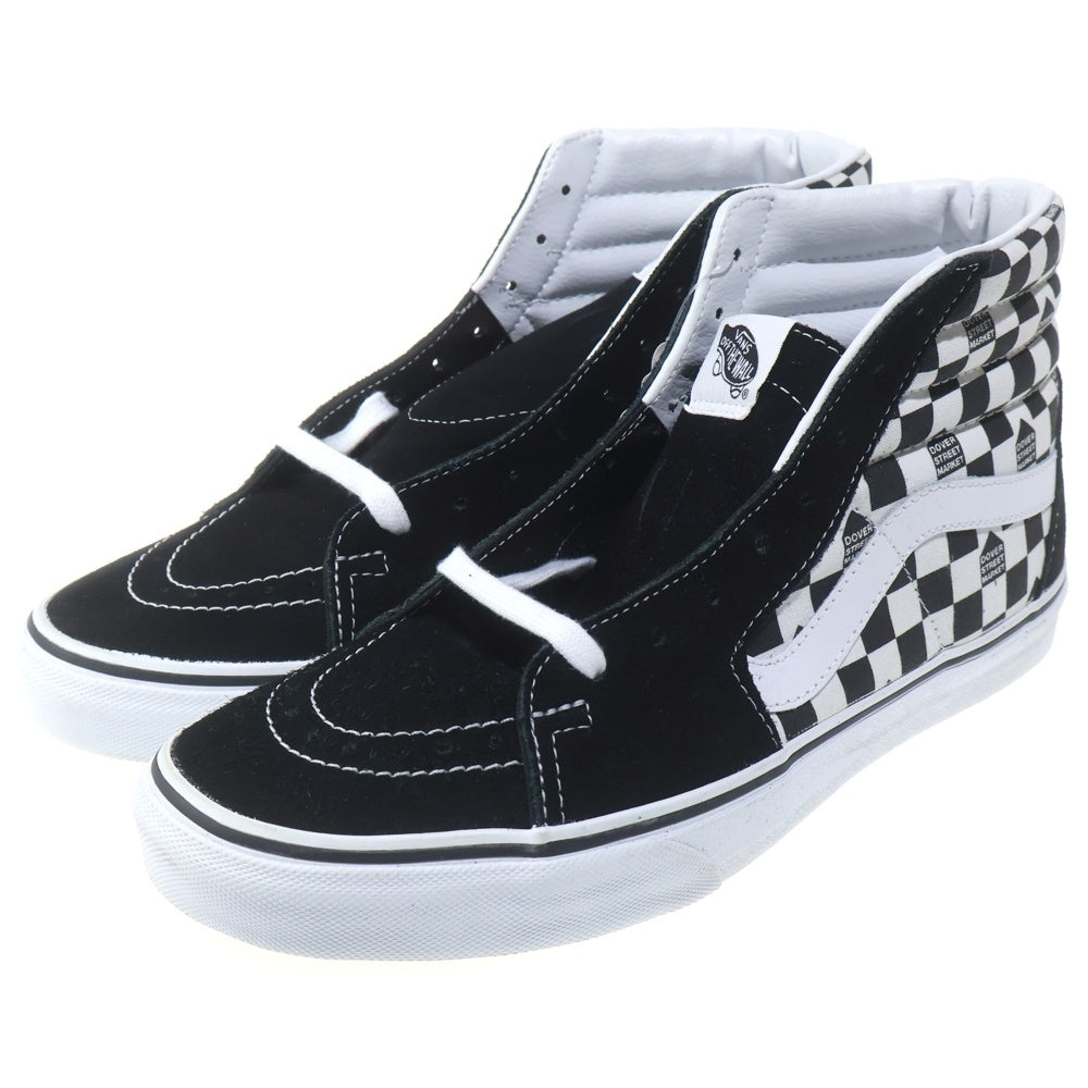 VANS(ヴァンズ) ×Dover Street Market Sk8 Hi Checkerboard ドーバーストリートマーケット スケートハイ チェッカーボード ハイカットスニーカー US10/28cm VN000TS9J7L