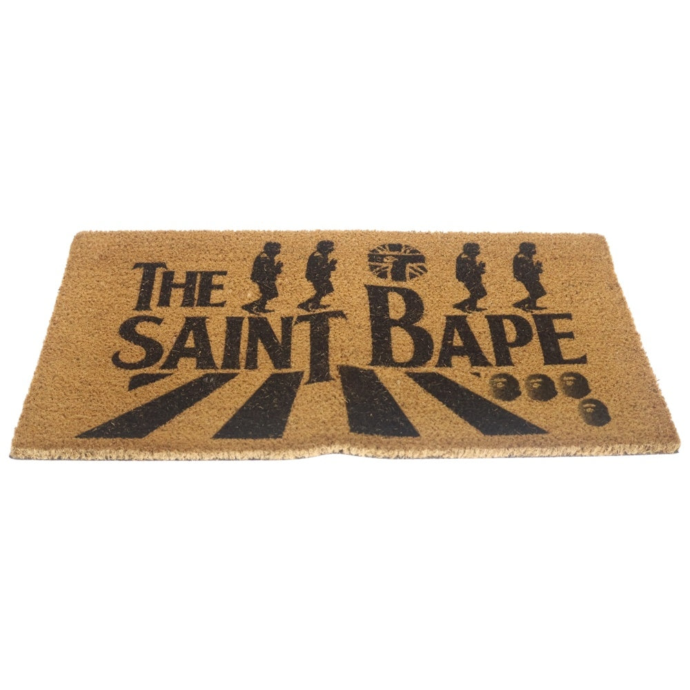 SAINT MICHAEL(セントマイケル) 26SS ×A BATHING APE DOORMAT アベイシングエイプ ドアマット ブラウン SM-MK8-0000-C62