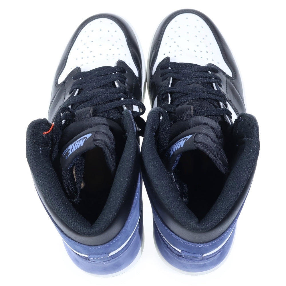 NIKE(ナイキ) AIR JORDAN 1 RETRO HIGH BLUE MOON エアジョーダン レトロ ブルームーン ハイカットスニーカー ブルー/ホワイト US10/28cm 555088-115