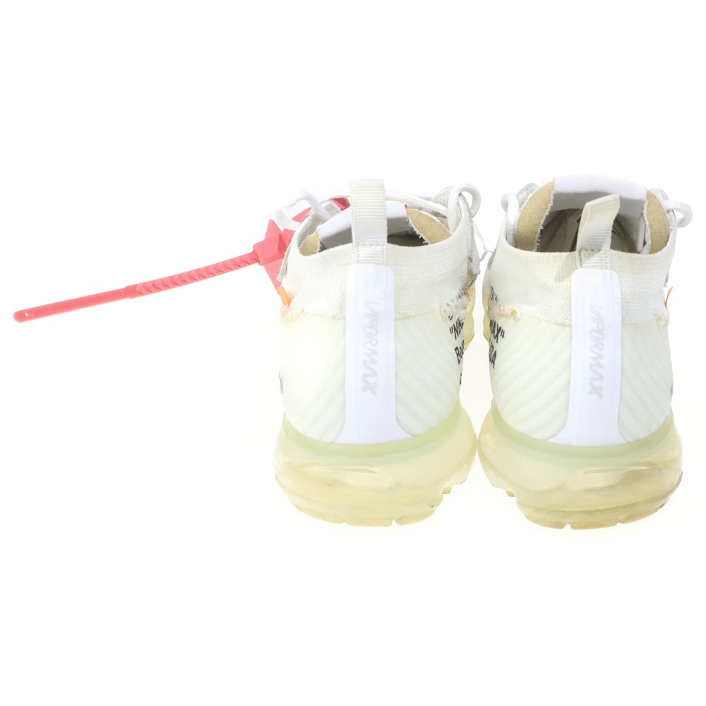 NIKE(ナイキ) ×OFF-WHITE THE 10 AIR VAPORMAX FK オフホワイト ザテン エアヴェイパーマックス フライニット ローカットスニーカー ホワイト US9/27cm AA3831-100
