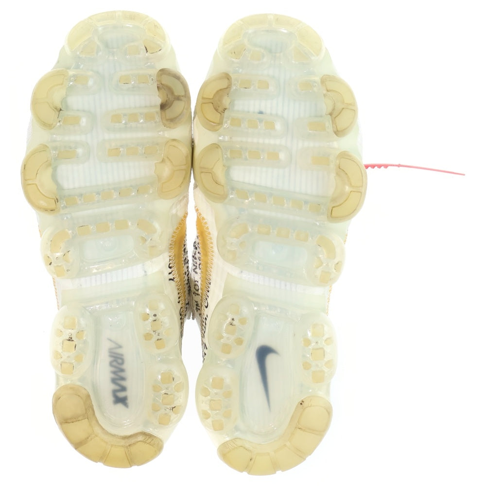 NIKE(ナイキ) ×OFF-WHITE THE 10 AIR VAPORMAX FK オフホワイト ザテン エアヴェイパーマックス フライニット ローカットスニーカー ホワイト US9/27cm AA3831-100