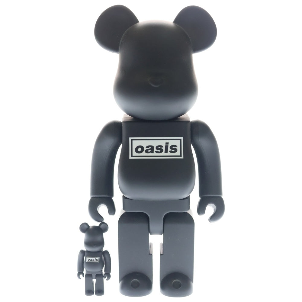 MEDICOM TOY(メディコムトイ) ×OASIS BE@RBRICK 400% 100% オアシス ベアブリック 人形 フィギュア ブラック