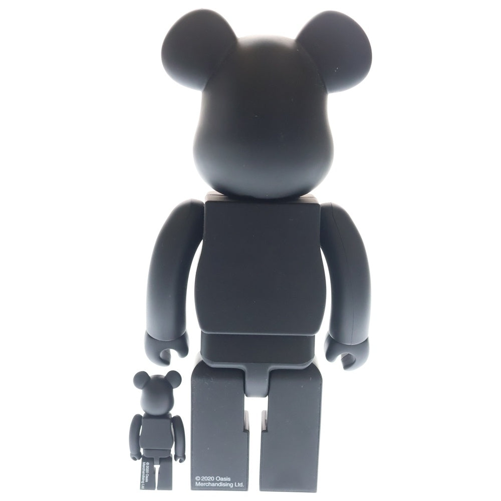 MEDICOM TOY(メディコムトイ) ×OASIS BE@RBRICK 400% 100% オアシス ベアブリック 人形 フィギュア ブラック