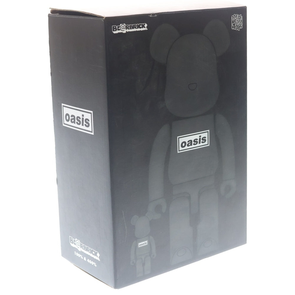 MEDICOM TOY(メディコムトイ) ×OASIS BE@RBRICK 400% 100% オアシス ベアブリック 人形 フィギュア ブラック