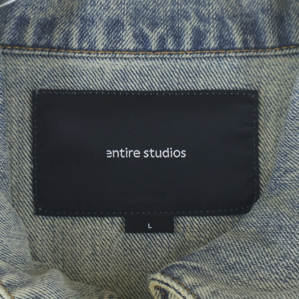 entire studios(エンタイア スタジオ) 24SS GEM DENIM JACKET ジェム デニム ジャケット インディゴ ES2427SW