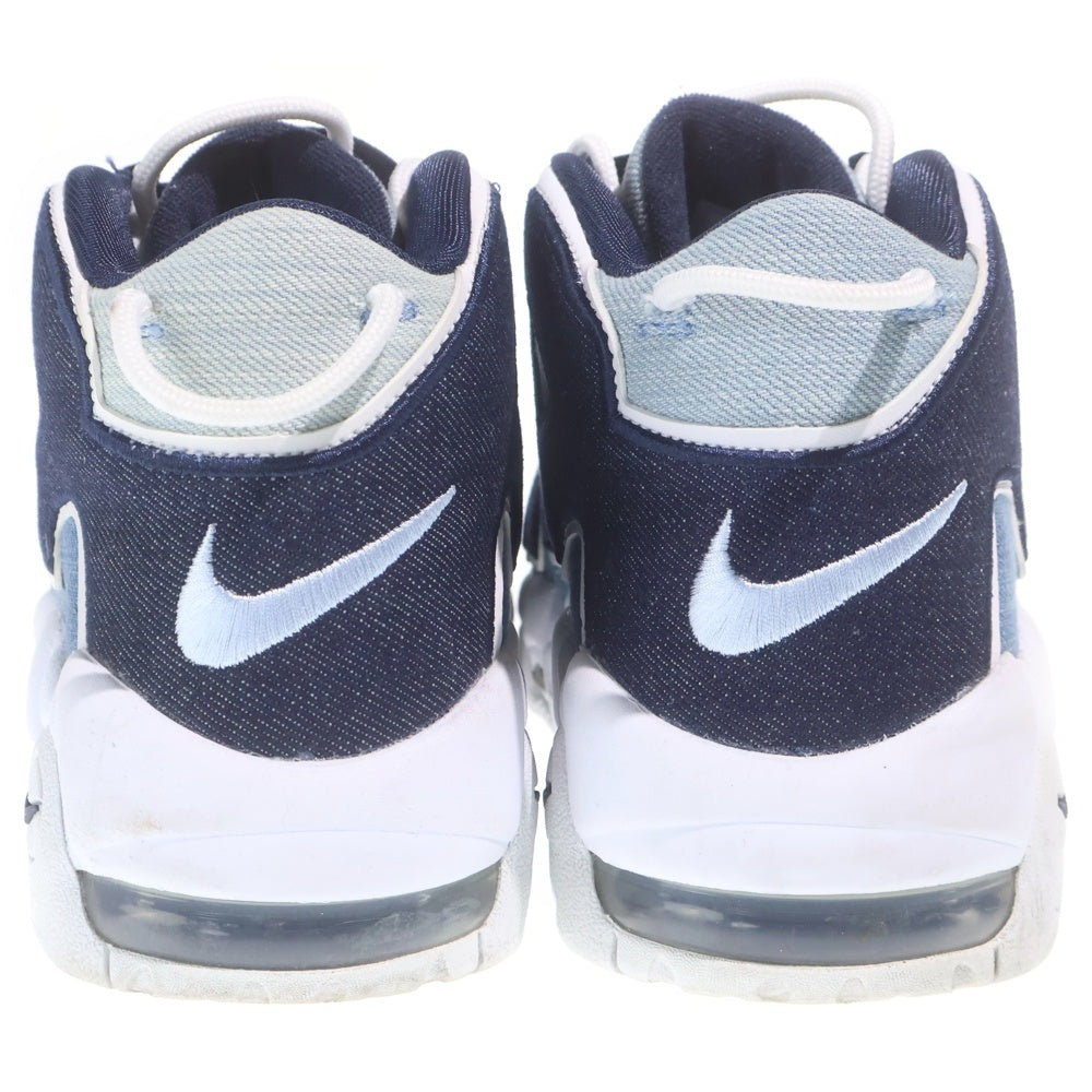 NIKE(ナイキ) AIR MORE UPTEMPO 96 DENIM エアモアアップテンポ デニム ローカットスニーカー レディース インディゴ US7/25cm CJ6125-100