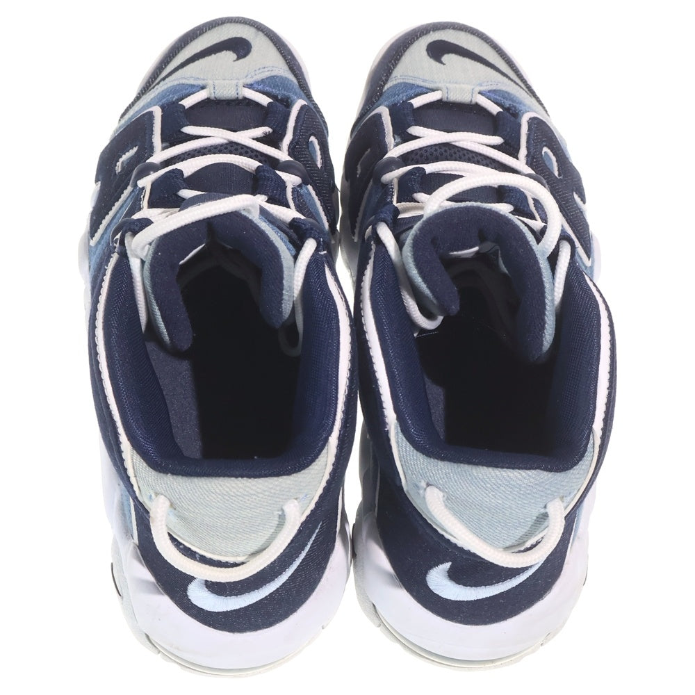 NIKE(ナイキ) AIR MORE UPTEMPO 96 DENIM エアモアアップテンポ デニム ローカットスニーカー レディース インディゴ US7/25cm CJ6125-100