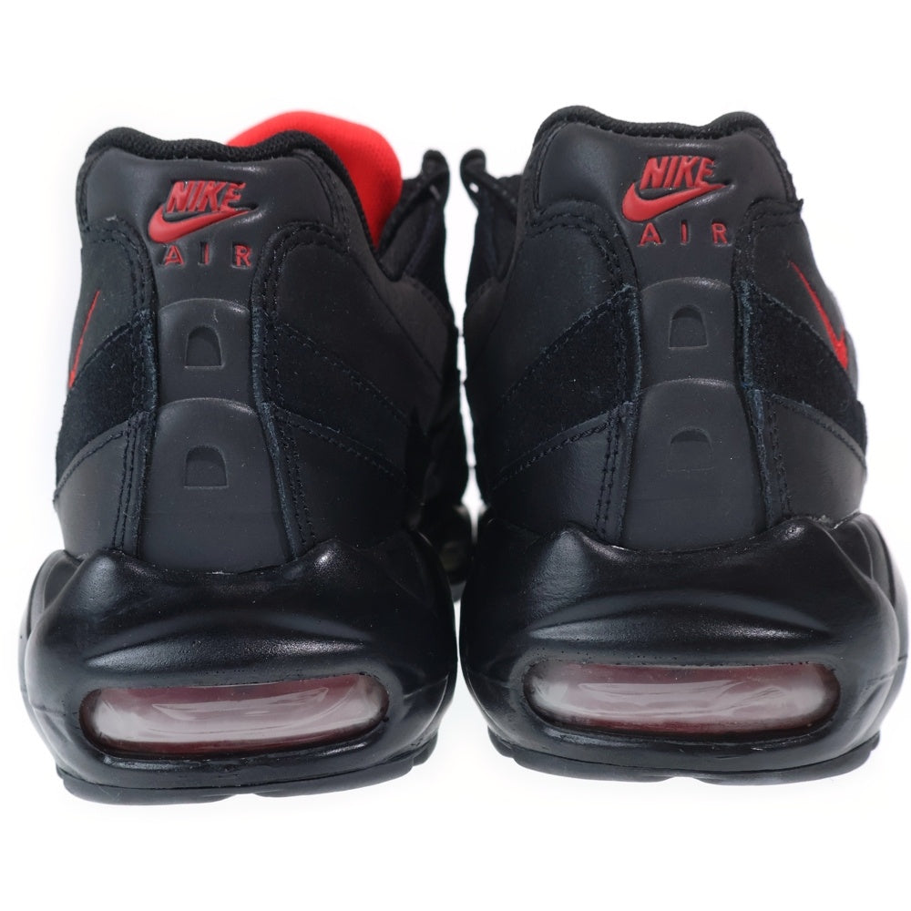 NIKE(ナイキ) 【観賞用2015年】AIR MAX 95 ESSENTIAL エアマックス エッセンシャル ローカットスニーカー ブラック/レッド US10.5/28.5cm 749766-016