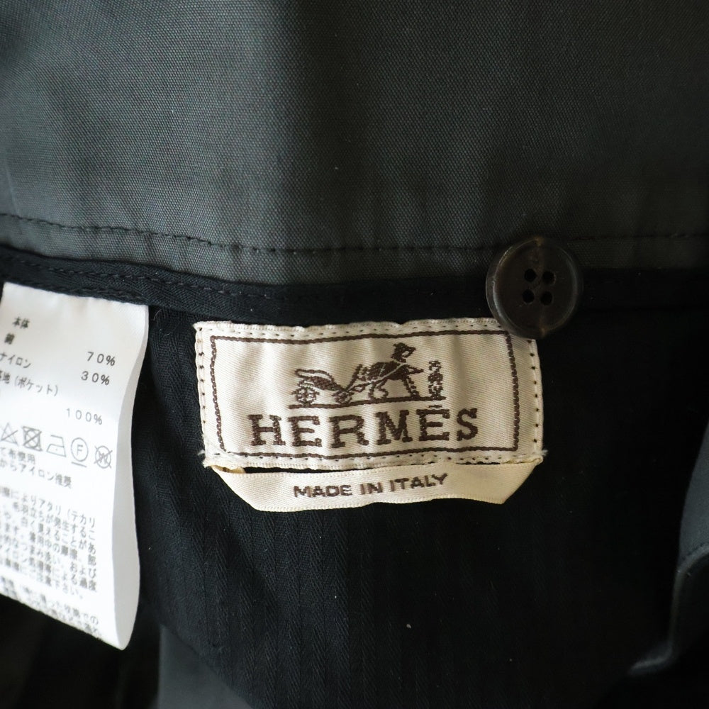 HERMES(エルメス) ポリナイロン イージーワイドパンツ グレー 35534000