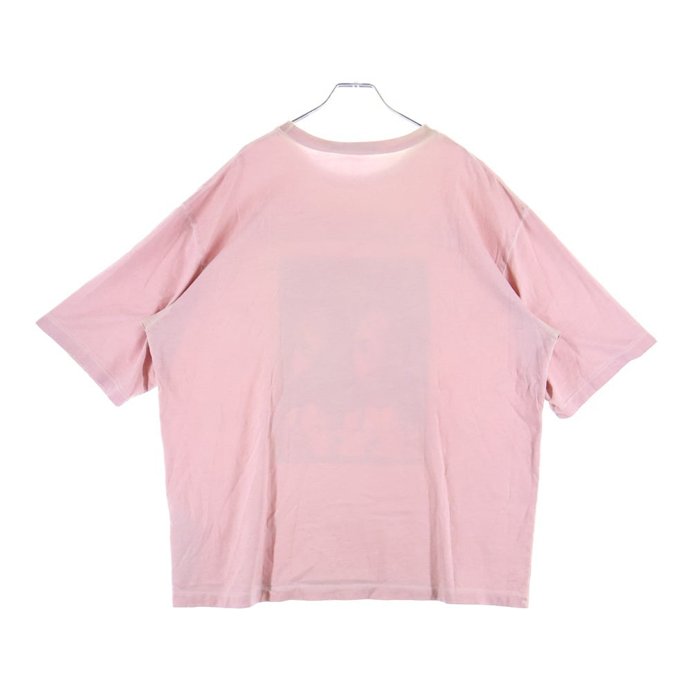 DSQUARED2(ディースクエアード) 26SS フロントデザインプリント クルーネック 半袖Tシャツカットソー ピンク S71GD1555 D20035