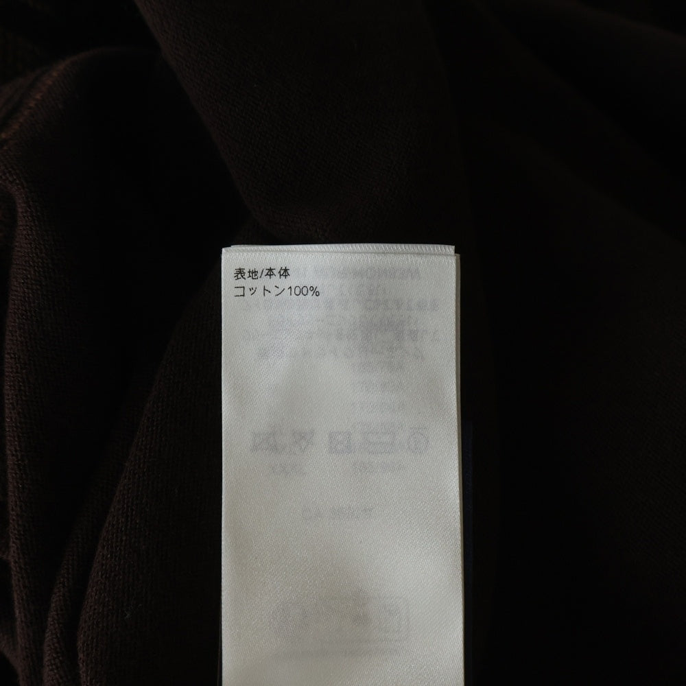 LOUIS VUITTON(ルイヴィトン) 24SS フロントトランクデザイン コットン クルーネック 半袖ニットセーター ブラウン RM241 AUR HQN83W