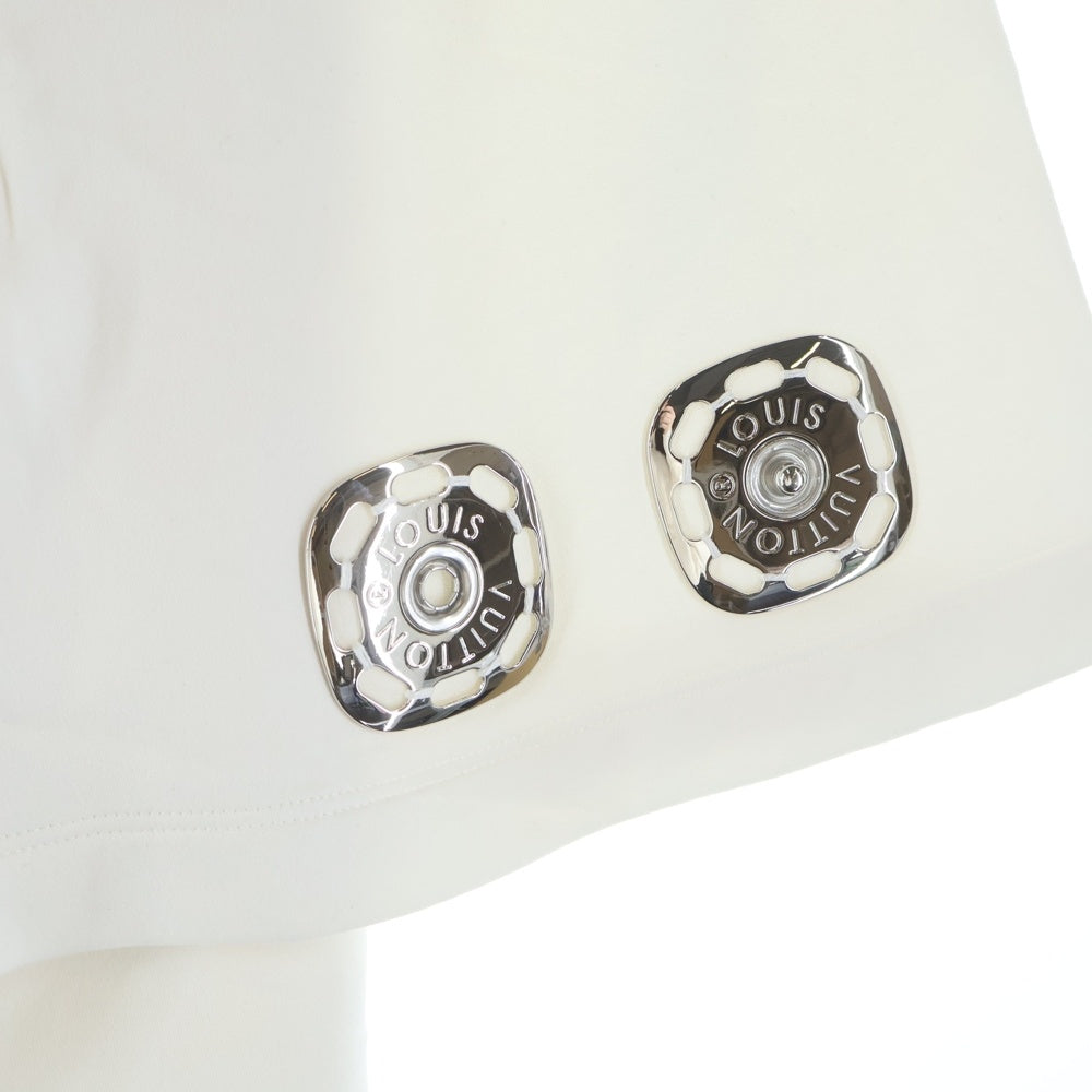 LOUIS VUITTON(ルイヴィトン) 24AW ネックチェーン スウェット クルーネック半袖Tシャツ カットソー ホワイト RW242WW FED FRTS39