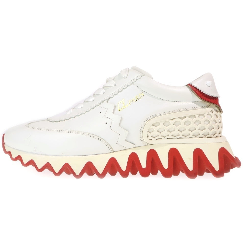 CHRISTIAN LOUBOUTIN(クリスチャンルブタン) CL PARIS シーエル パリス レザーローカットスニーカー レディース ホワイト