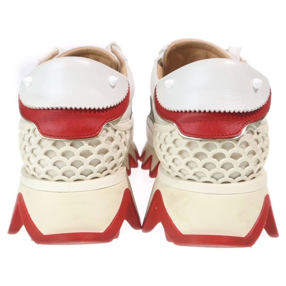 CHRISTIAN LOUBOUTIN(クリスチャンルブタン) CL PARIS シーエル パリス レザーローカットスニーカー レディース ホワイト