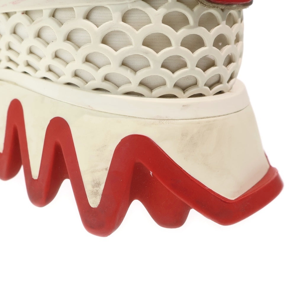 CHRISTIAN LOUBOUTIN(クリスチャンルブタン) CL PARIS シーエル パリス レザーローカットスニーカー レディース ホワイト