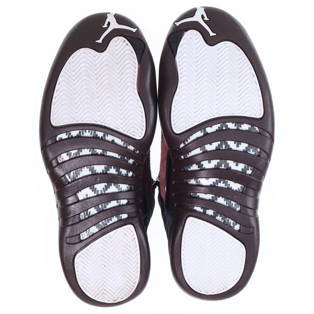 NIKE(ナイキ) ×A MA MANIERE WMNS AIR JORDAN 12 アママニエール ウィメンズ エアジョーダン12 ハイカットスニーカー ブラック/ボルドー US9/26cm DV6989-001