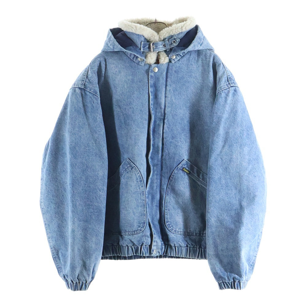 SUPREME(シュプリーム) 24AW Faux Shearling Lined Bomber Jacket フォークスシアリングラインド デニムボンバージャケット インディゴ