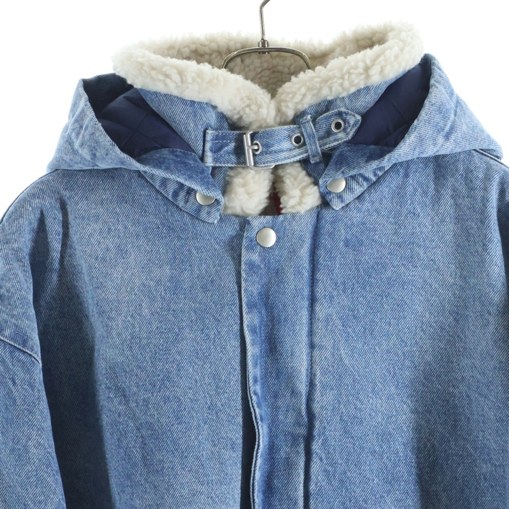 SUPREME(シュプリーム) 24AW Faux Shearling Lined Bomber Jacket フォークスシアリングラインド デニムボンバージャケット インディゴ