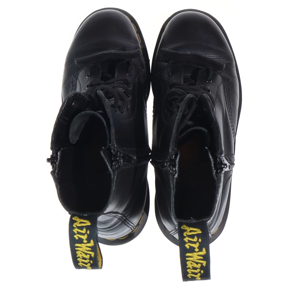 Dr.Martens(ドクターマーチン) ×Yohji Yamamoto ヨウジヤマモト 8ホール サイドジップ レースアップ レザー ブーツ ブラック HR-E14-735-1A2