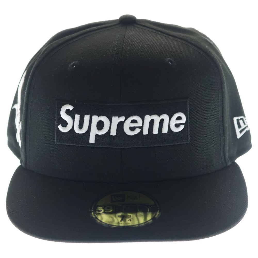 SUPREME(シュプリーム) 25AW ×NEW ERA MLB Teams Box Logo Cap ニューエラ MLBチームズ ボックスロゴ ベースボールキャップ 帽子 ブラック
