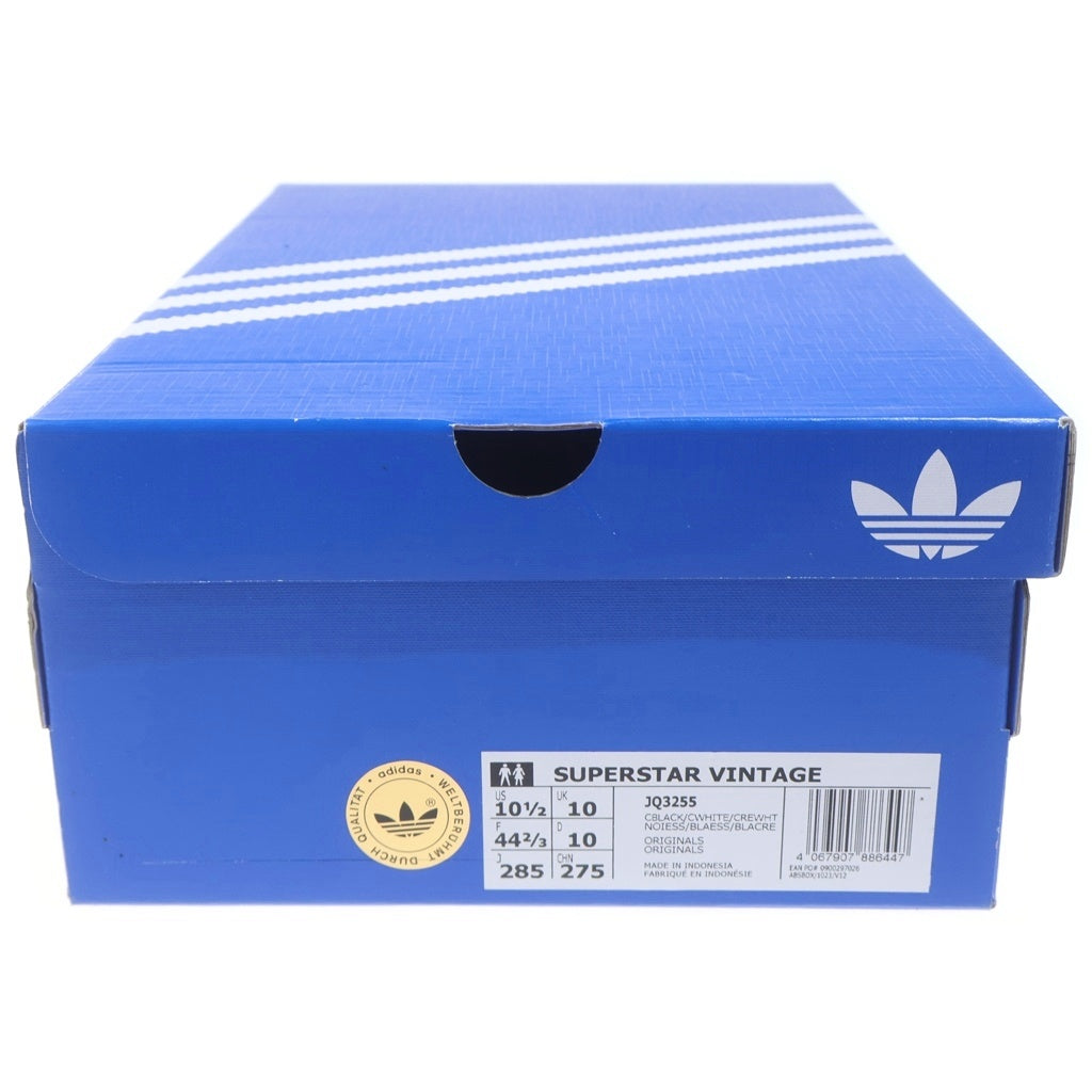 adidas(アディダス) Superstar Vintage Core Black スーパースター ヴィンテージコアブラック ローカットスニーカー US10.5/28.5cm JQ3255