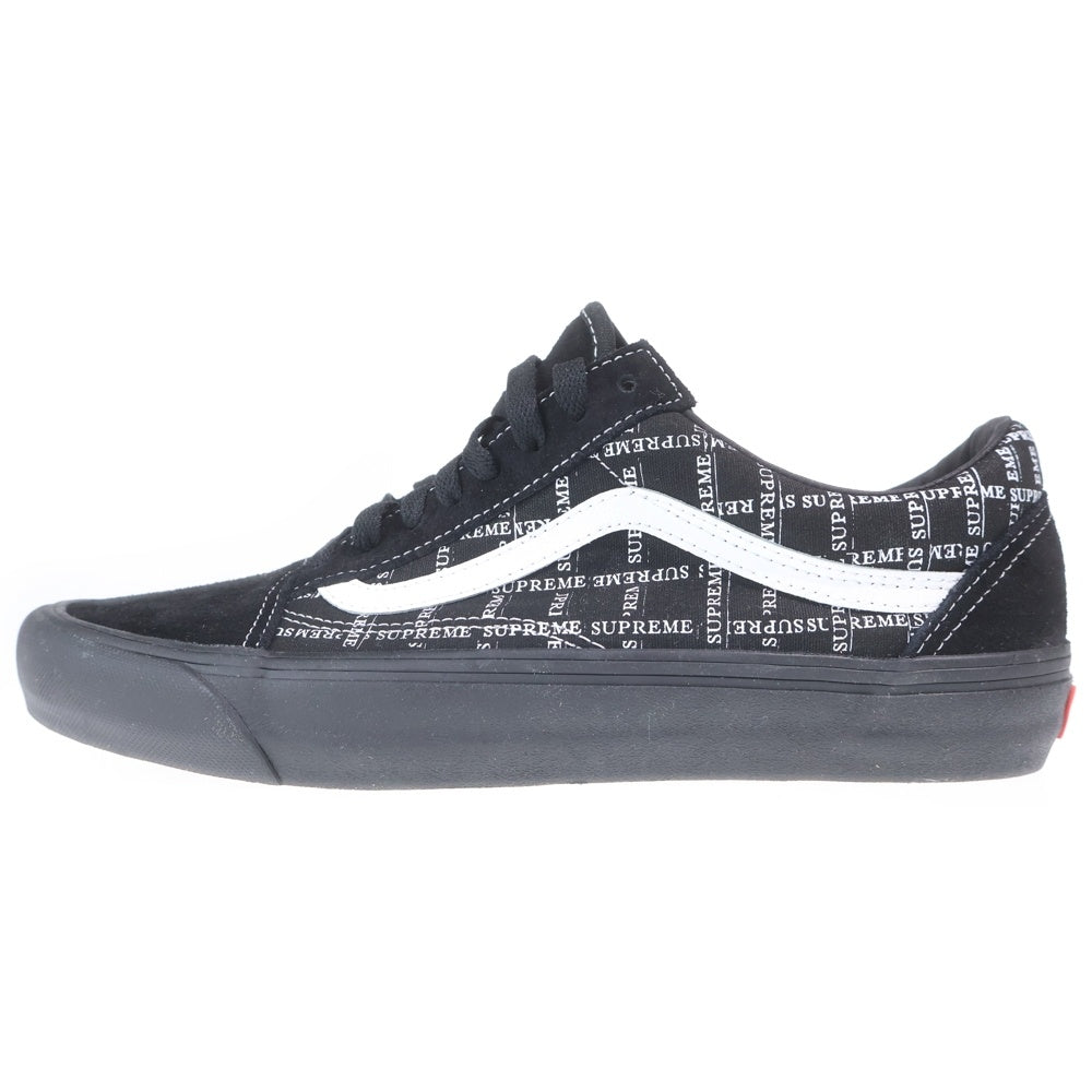 SUPREME(シュプリーム) 20AW ×VANS Old Skool バンズ オールドスクール ローカットスニーカー ブラック US10.5/28.5cm VN0A45JC2YW