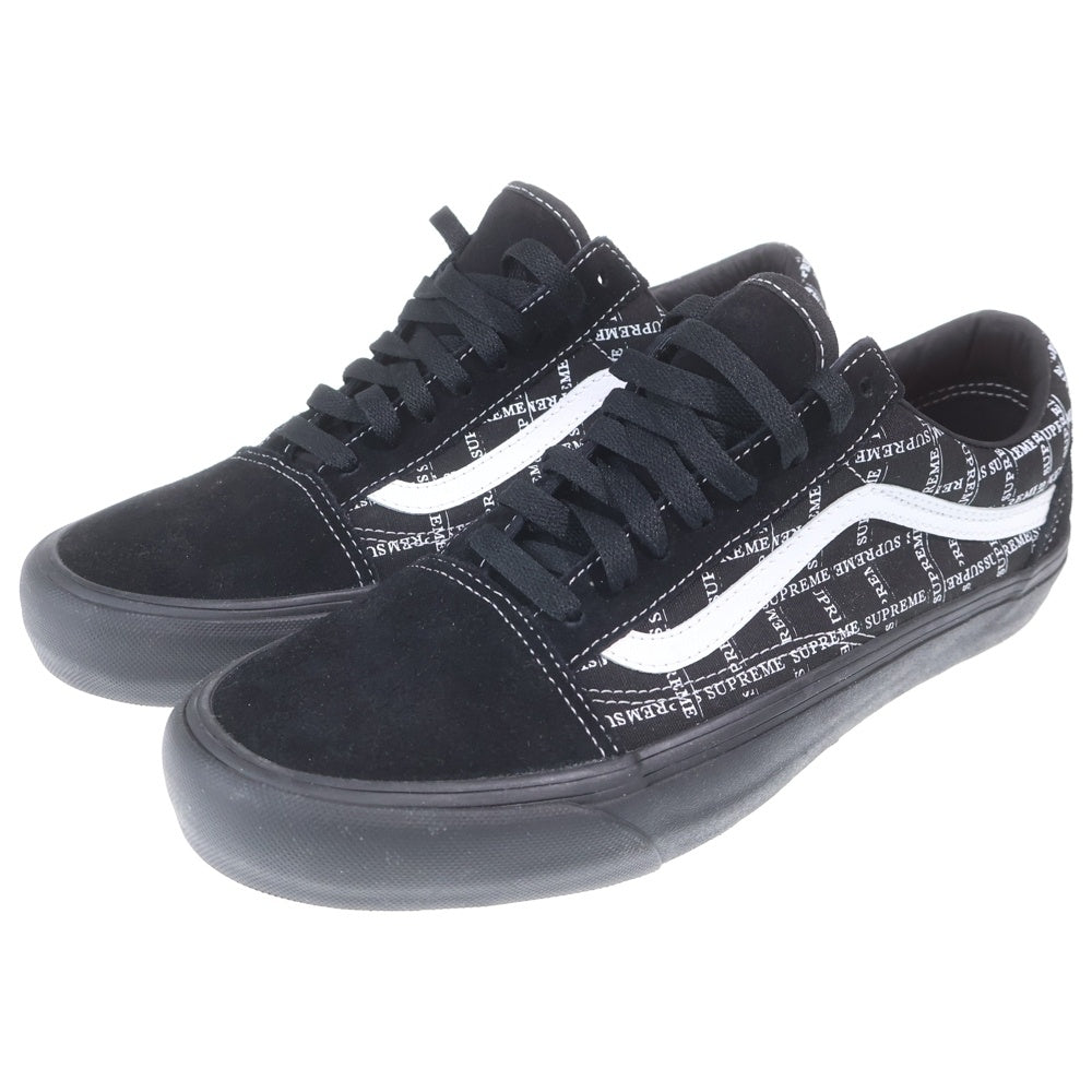 SUPREME(シュプリーム) 20AW ×VANS Old Skool バンズ オールドスクール ローカットスニーカー ブラック US10.5/28.5cm VN0A45JC2YW